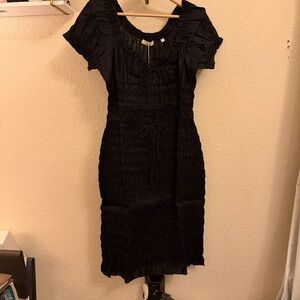 Dôen Rosalynn Dress Black NWT size M PERFECT LBD!